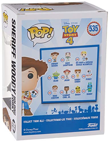 Funko Pop! Disney Pixar: Toy Story 4 – Woody and Forky – Figura realizada en Vinilo y de Unos 9 cm de Altura (Exclusivo Reino Unido)