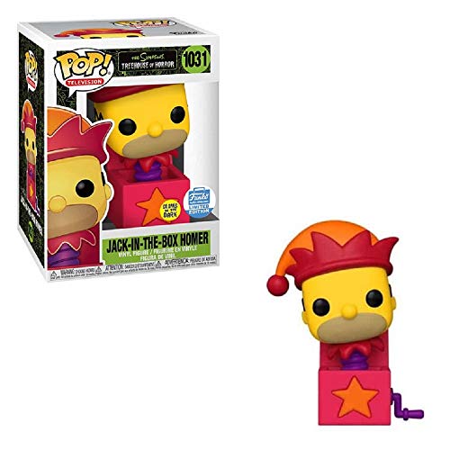 Funko POP! Jack-in-The-Box Homer #1031 (Glow-in-The-Dark) - Limited Funko Shop Exclusive