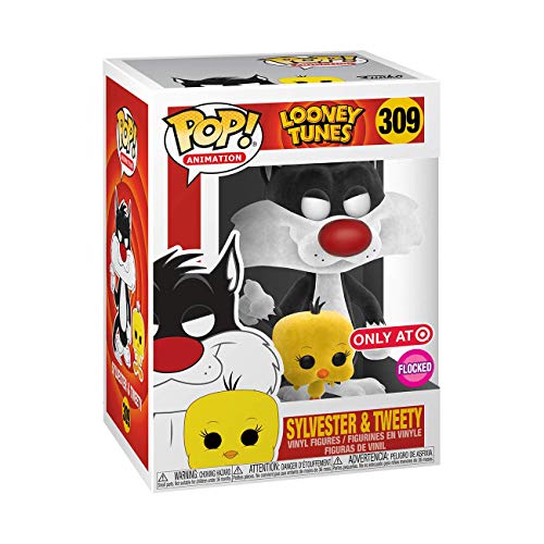 Funko pop looney tunes silvestre & piolin version terciopelo 50755 + camiseta talla m