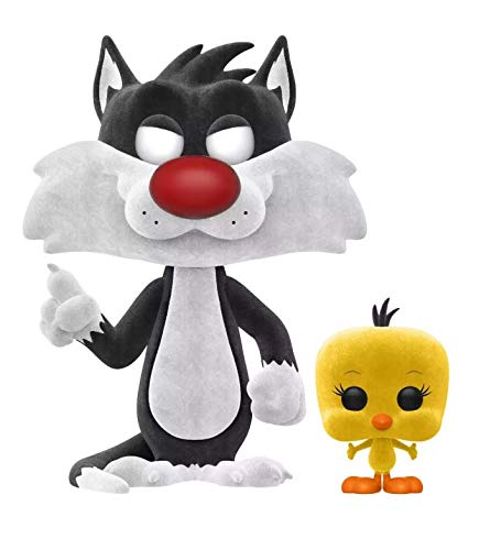 Funko pop looney tunes silvestre & piolin version terciopelo 50755 + camiseta talla m