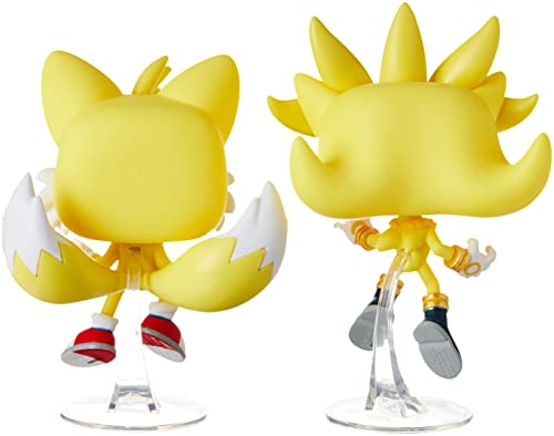 Funko Pop Sonic The Hedgehog - Super Tails & Super Silver 2 Pack (Exclusive)