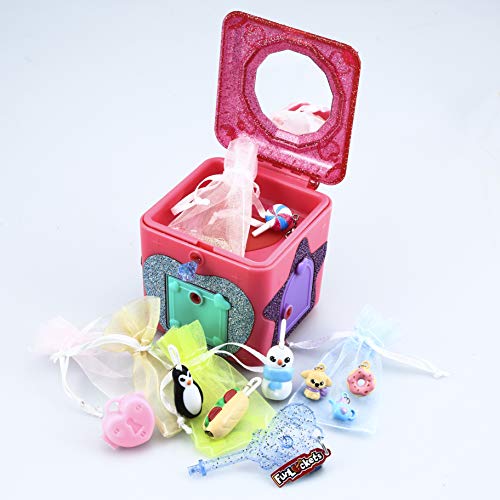 Funlockets - Caja de secretos, juego de escape para niña, sorpresas, joyas, modelo aleatorio (rosa, morado), 4 años