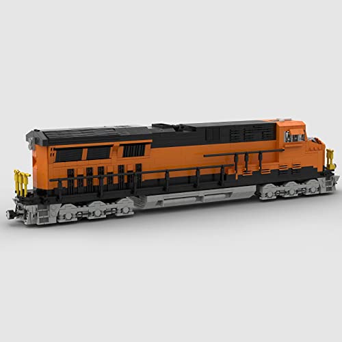 FZXL 1763 Piezas Tecnología Tren Motor Eléctrico Locomotora con Motor MOC-37716 Exclusivo Autorización Modelo Kit Compatible con Lego (Moc-38223)