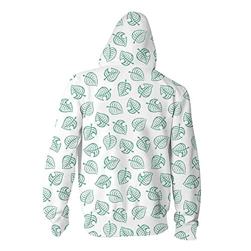 Game New Horizons - Sudadera unisex con capucha con impresión 3D para festivales de cosplay o regalo, Verde, 1, XXL