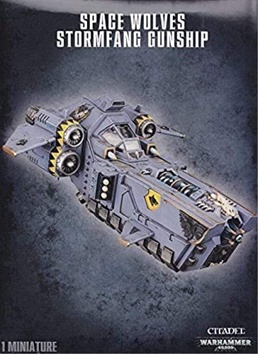 Games Workshop-Figura de acción Warhammer 40" Space Wolves Storm Fang Gunship (99120101117)