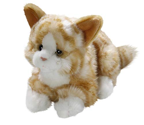 Gato Tumbado, Color marrón Claro, Rayas de Peluche, 20cm de Carl Dick GmbH 1308003