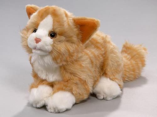 Gato Tumbado, Color marrón Claro, Rayas de Peluche, 20cm de Carl Dick GmbH 1308003