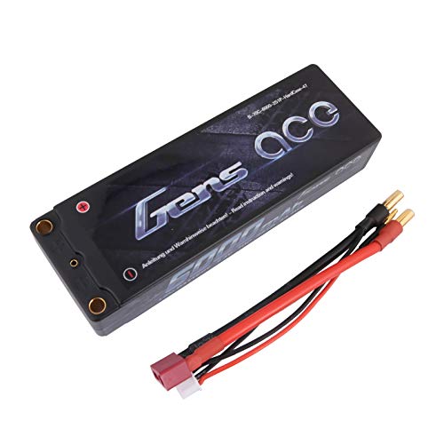 Gens ace 6000mAh 7.4V 70C 2S batería de Lipo Recargable para Radiocontrolado RC Coche electrico RC Truggy Buggy helicóptero RC Avión Barco