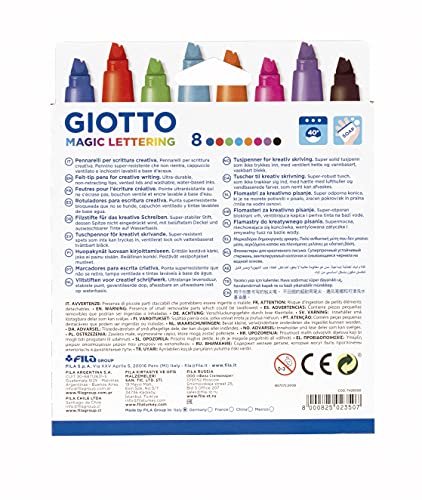 Giotto Magic Lettering. Est. 8 Uds.