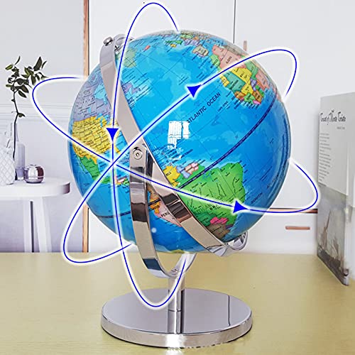 Globos TerráQueos TerráQueo Interactivo NiñOs Versión en inglés HD rotación Universal de 25 cm para Estudiantes