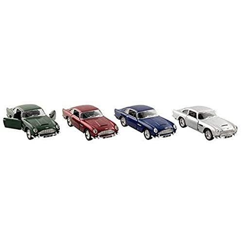 Goki- Aston Martin DB5 (1963), Metal, 1:38, L=12,5 cm Coches y Otros vehículos, Multicolor (12286)