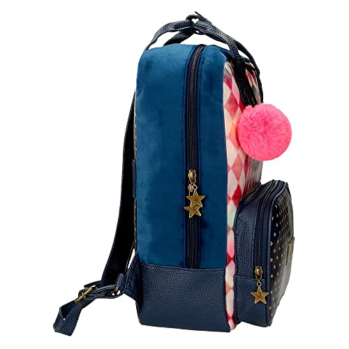 Gorjuss Moon buttons Mochila Escolar para Portátil Adaptable 15,6" Multicolor 29x40x13 cms Piel sintética 15,08L