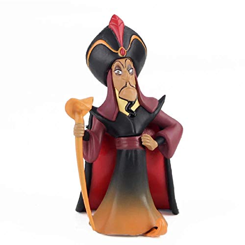 GSDGSD 3 Piezas Anime película Figura de acción Villanos Maléfica Jafar el Rey León Cicatriz PVC Modelo Juguetes muñecas Regalo de cumpleaños para niños