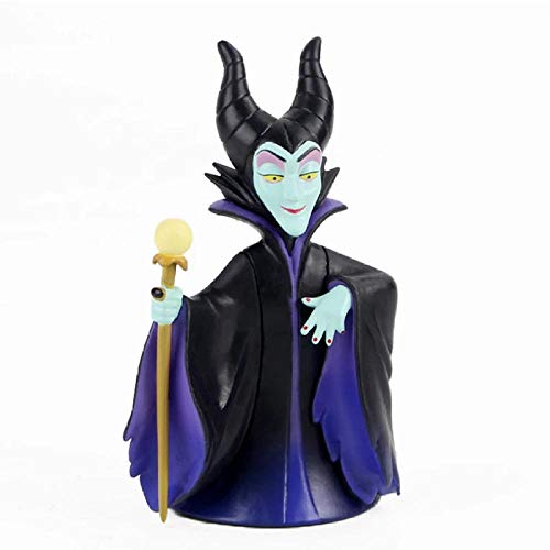 GSDGSD 3 Piezas Anime película Figura de acción Villanos Maléfica Jafar el Rey León Cicatriz PVC Modelo Juguetes muñecas Regalo de cumpleaños para niños