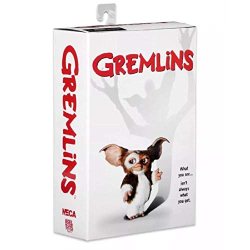 GSDGSD Figura de acción de Gremlins de la película NECA de 10 cm, Figura de acción de Escala 1/7 de Lujo con Bufanda de Navidad, Regalo de muñeca de Santa