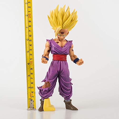 GUANGHHAO Dragon Ball Son Gohan Anime Figura 20cm-Super Saiyan Man 2-Figurine Decoración Adornos Coleccionables Juguete Animaciones Modelo de Personaje