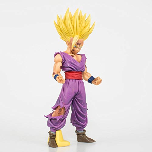 GUANGHHAO Dragon Ball Son Gohan Anime Figura 20cm-Super Saiyan Man 2-Figurine Decoración Adornos Coleccionables Juguete Animaciones Modelo de Personaje