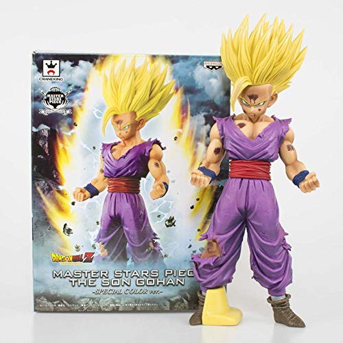 GUANGHHAO Dragon Ball Son Gohan Anime Figura 20cm-Super Saiyan Man 2-Figurine Decoración Adornos Coleccionables Juguete Animaciones Modelo de Personaje