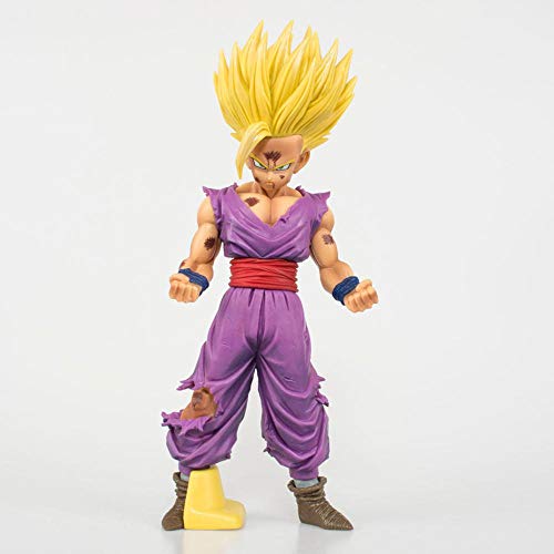 GUANGHHAO Dragon Ball Son Gohan Anime Figura 20cm-Super Saiyan Man 2-Figurine Decoración Adornos Coleccionables Juguete Animaciones Modelo de Personaje