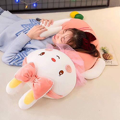 GYFDC 1PC 60-110CM Venta Directa De Fábrica Súper Suave Lindo Conejo De Rábano Arcoíris Almohada Larga Cumpleaños Muñeca De Peluche Grande Conejo De Pie Ragdoll Regalo del Día De San