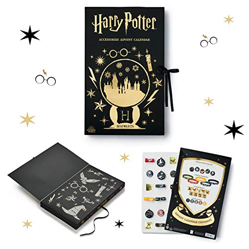 Harry Potter Calendario de Adviento 2020, accesorios para pulsera con abalorios y calendario de Navidad, cuenta regresiva para niñas y niños