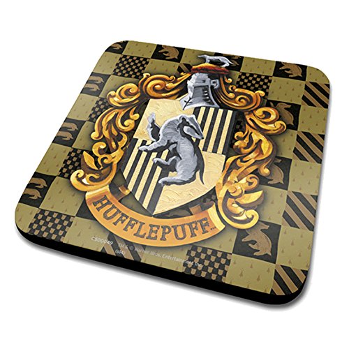 Harry Potter Posavasos con el escudo de Hufflepuff