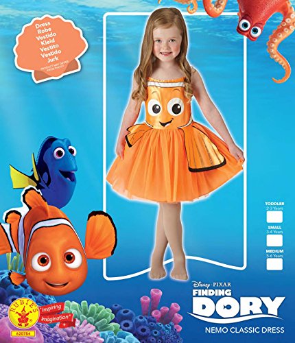 Hasbro-Buscando a Nemo - Disfraz Nemo Tutu Classic, talla XS (RUBIS SPAIN, S.L. 620784-T)