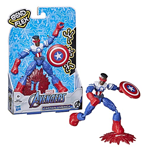 Hasbro- Figura Avengers Bend and Flex 15 CM Mod. SDOS, Multicolor (F0971)