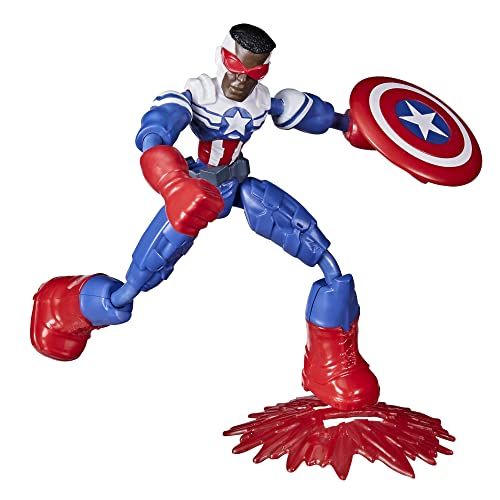 Hasbro- Figura Avengers Bend and Flex 15 CM Mod. SDOS, Multicolor (F0971)