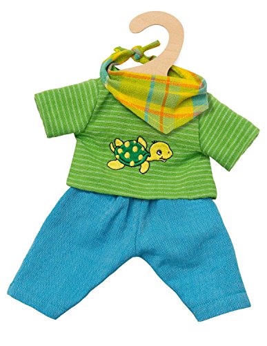 Heless 1721 – Comercio Justo muñeca Outfit Max, Tamaño 28 – 35 cm , color/modelo surtido