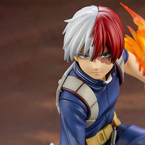 HHIAK666 My Hero Academia Shoto Todoroki PVC Figura 1/8 Escala Anime Juguete En Caja Modelo, My Hero Academia - Shoto Todoroki - Estatuilla