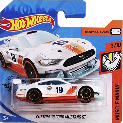 Hot Wheels Custom '18 Ford Mustang GT Muscle Mania 3/10 2019 (180/250) Short Card