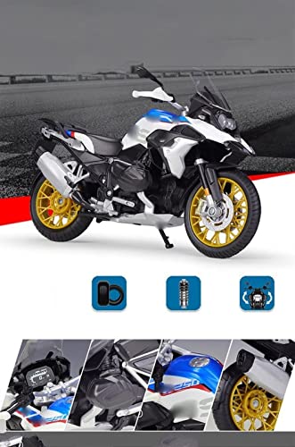 HSSM 1:12 para BMW R1250 GS Motocicletas Modelo Juguetes para Niños Regalos De Cumpleaños Adornos para Adultos Die Cast Motocicleta