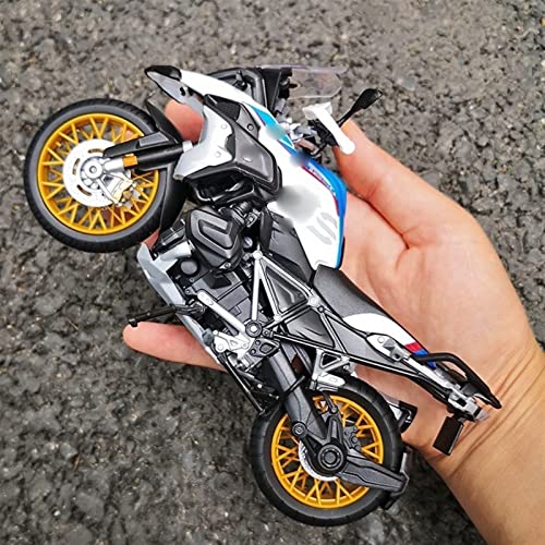 HSSM 1:12 para BMW R1250 GS Motocicletas Modelo Juguetes para Niños Regalos De Cumpleaños Adornos para Adultos Die Cast Motocicleta