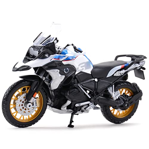 HSSM 1:18 para BMW R1250 GS Modelo De Motocicleta Estática Fundida A Presión Juguetes para Niños Regalos De Cumpleaños Adornos para Adultos Die Cast Motocicleta (Color : C)