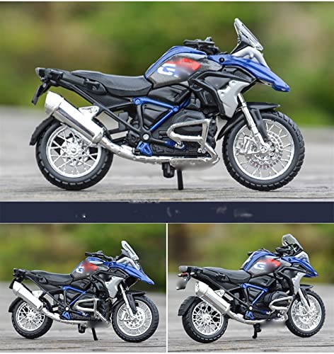 HSSM 1:18 para BMW R1250 GS Vehículos Fundición Estática Aficiones Motocicleta Modelo Simulación Regalos Cumpleaños para Niños Pasatiempos para Adultos Die Cast Motocicleta