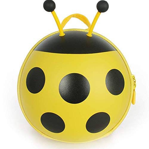 HUGMO Supercute Ladybug - Mochila con arnés, color amarillo