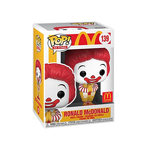 Iconos de publicidad Funko Pop: McDonald's - Ronald McDonald (Exclusivo de Tailandia) #139