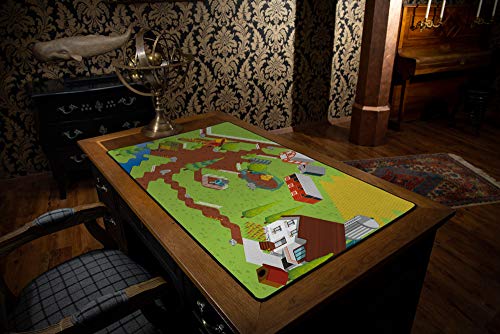 Immersion Tapis Kids – Alfombra de juego para niños – Universo de la granja 60 x 100 cm – Alta calidad de deslizamiento – Antideslizante