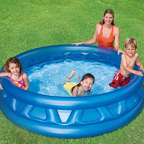 Intex Piscina Hinchable Infantil y Familia Redonda 188 x 46 cm Soft Side Pool