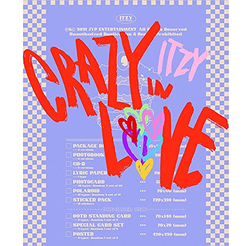 ITZY CRAZY IN LOVE The 1st Album [Pre-Order Benefits Included During Pre-Order Period Only] (ITZY ver)