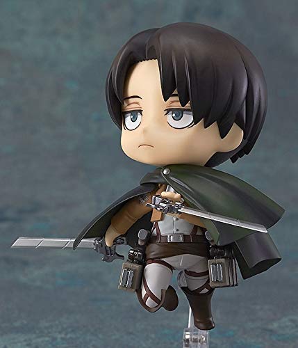 Jaypar Ataque en Titán Figura Levi · Figura Ackerman Figura Animado de Chibi Figura de acción