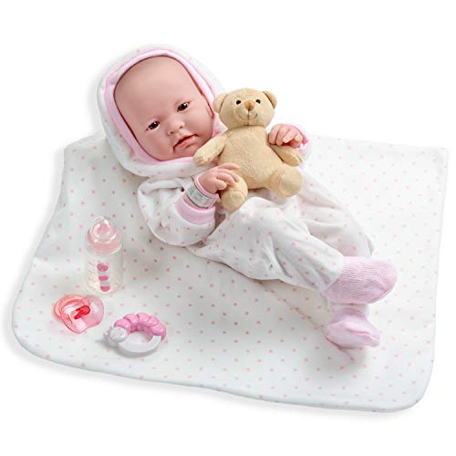 JC TOYS-La Newborn Muñeco bebé, Color blanco (18111)