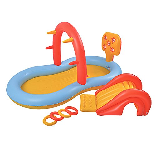 Jilong SJ20160701 - Piscina para niños con tobogán 2 - 6 años, 225x124x104 cm