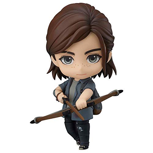 JJRPPFF Figura de Ellie versión Q, 3.9 Pulgadas, Modelo de Personaje de The Last of Us Part II, múltiples Accesorios incluidos, Movimiento de articulaciones Nendoroid, Material de PVC Game Girl Figma