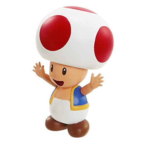 Juego de Figuras de Super Mario World of Jakks Pacific de Nintendo con 5 Piezas y 4 Figuras