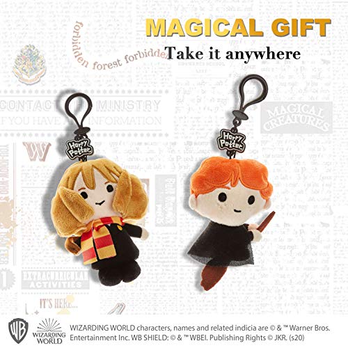 Juego de llaveros de Peluche de Harry Potter - 3 Figuras Lavables de poliéster - Regalos, Accesorios y coleccionables de Harry Potter de PMI, 11.5 cm. (B)