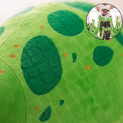 Juguete De Dinosaurio Relleno Animal Peluche De Peluche Lovely Soft PP Algodón Juguete De Peluche Fiesta En Casa Regalo, para Decoración del Hogar Muñeca De Peluche, Verde,90cm x 70cm