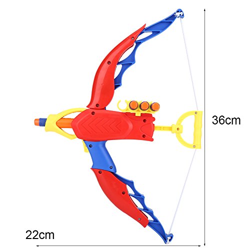 Juguetes de Arco de EVA, Juguete de Arco para Niños, Servicio de Juguete de Tiro con Arco, Juguetes de Tiro con Arco para Niños con 4 Balas para Jugar con Amigos, para Jugar en Interiores Y