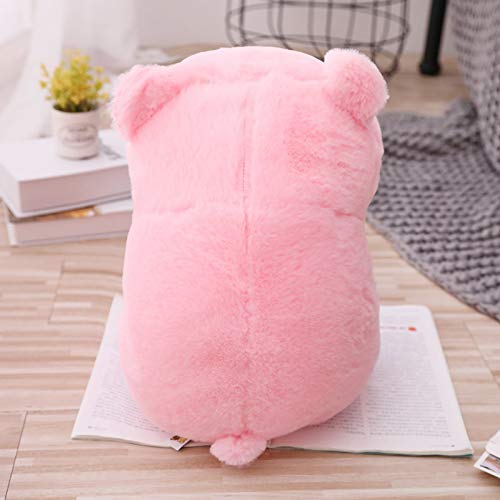 Juguetes De Peluche, Cerdo Rosa Sentado, Cabeza Grande, Cerdito, Muñeco De Peluche para Niños, Juguete De Peluche para Niños, Juguete para Dormir, Compañero Relajante, 50Cm